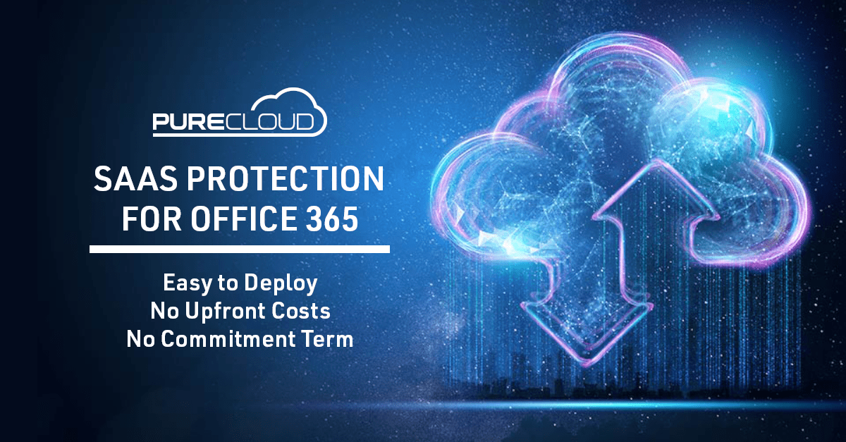 Abstract image with saying " SAAS protection for opffice 365"