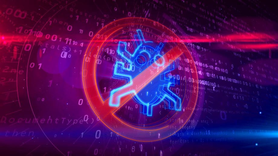 Abstract image representing an antivirus